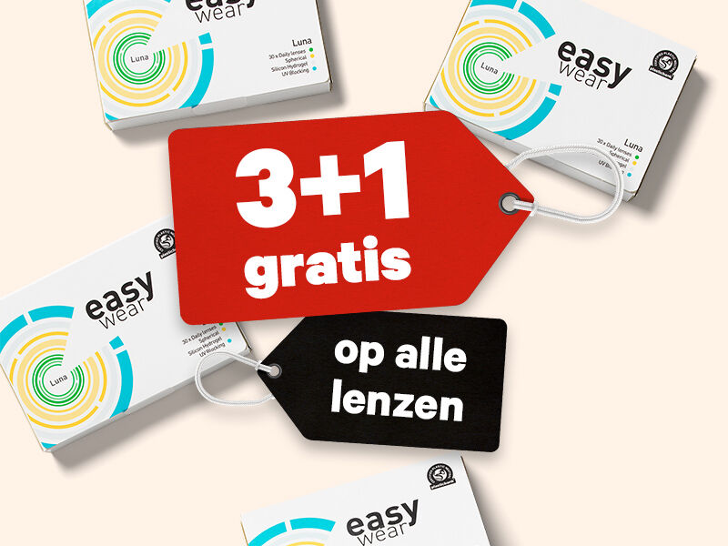 Actievoorwaarden 3+1 gratis lenzen